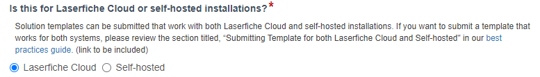 Laserfiche cloud or self-hosted option